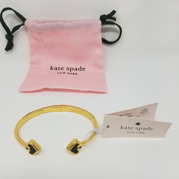 kate spade Jewelry - Kate Spade NEW With Tags Gold Black Bracelet